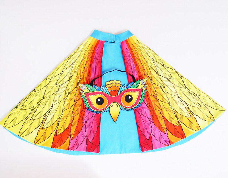 Rainbow bird festival carnival outfit image 4