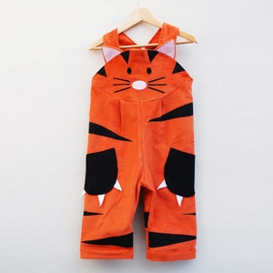 Tiger dungaree overall image 1