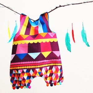 circus romper for baby girls image 3