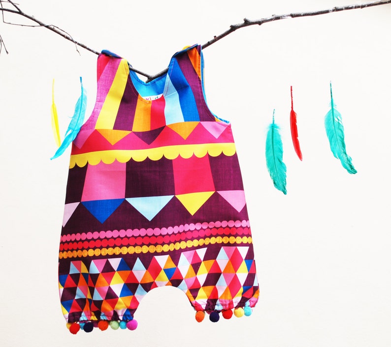 circus romper for baby girls image 3