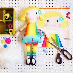 Doll craft kit make your own DIY personalised rag doll