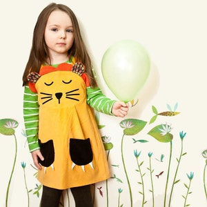 Sleepy lion character dress by Wild Things, image 3