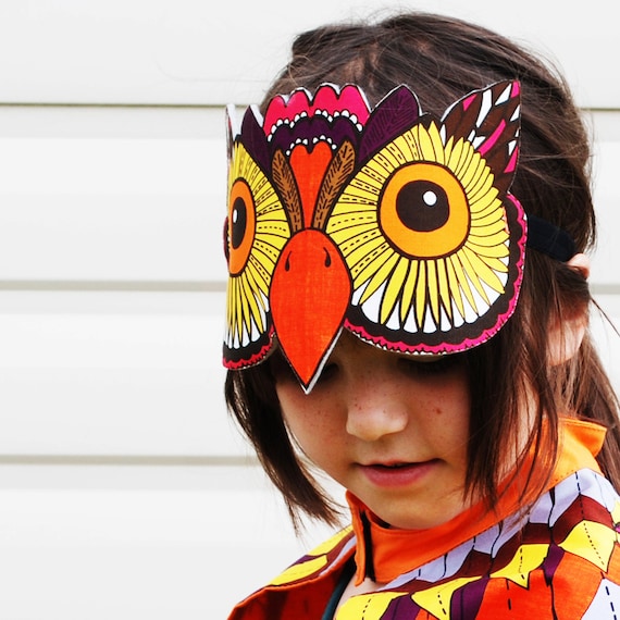 Enfants, adolescents, adultes Owl déguisement super héros cape et