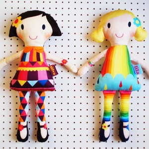 craft plush doll kit make your own DIY personalised rag doll image 4
