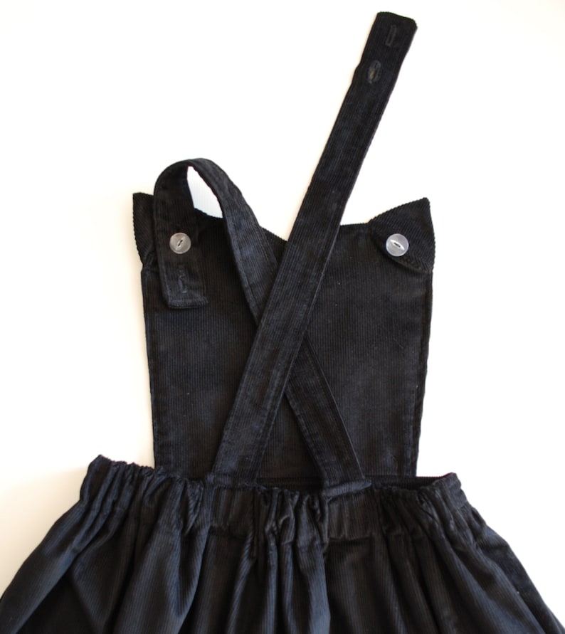 Robe de pinafore de chat de filles avec des oreilles scintillantes image 5