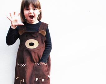 Brown Bear Girls Dress