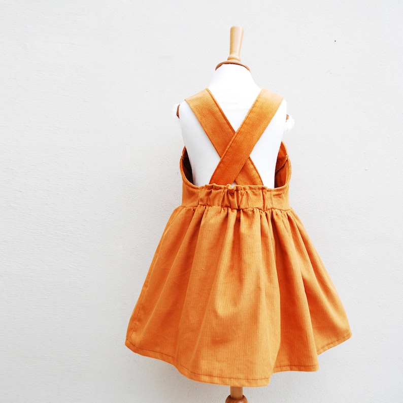 Bambi girls pinafore dress fawn costume baby deer