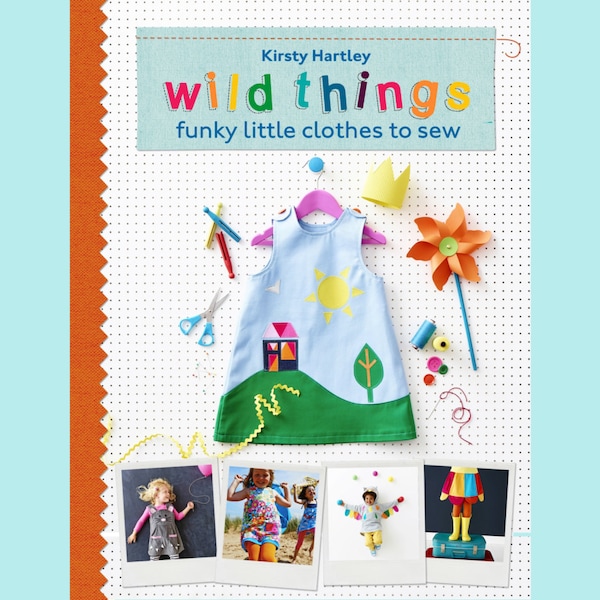 Wild Things Funky Little Clothes to Sew Sewing Book ,Signed Copy,  easy Sewing Patterns for beginners to make original Animal Costumes