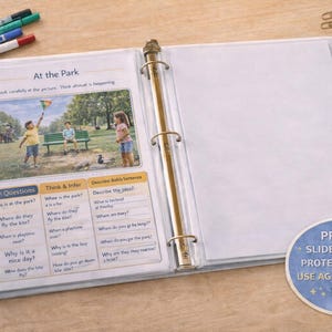 WH Questions Picture Scenes | Speech Therapy Printable | Real Photo Language Activities | Describe & Inferencing PDF image 2