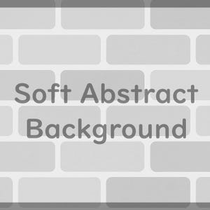 May include: A soft, abstract background design featuring a light gray brick pattern. The text "Soft Abstract Background" is displayed in a darker gray font across the center of the image.
