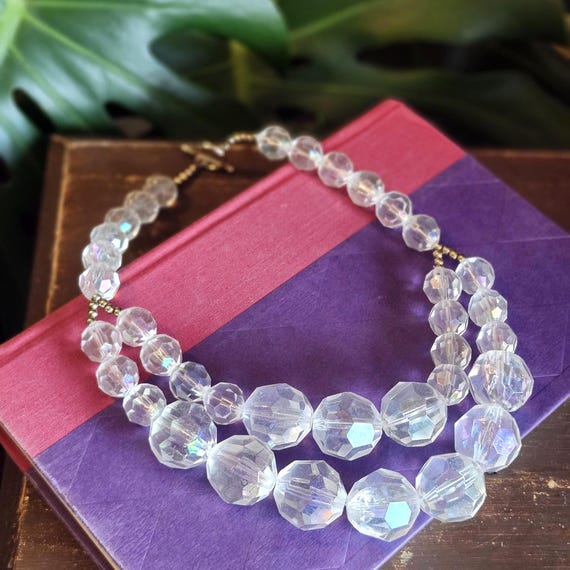 Chunky, Beaded Multistrand Statement Necklace - image 2