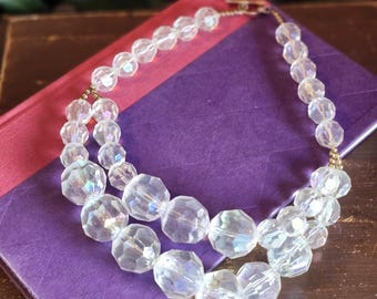 Chunky, Beaded Multistrand Statement Necklace