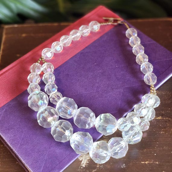 Chunky, Beaded Multistrand Statement Necklace - image 1