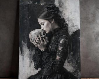 Gothic Art, Victorian Art, Witchy, Dark Academia, Lovecraft, Occult Poster Gothic Decor, Moody Wall Art, Halloween Art Decor, Cottagecore
