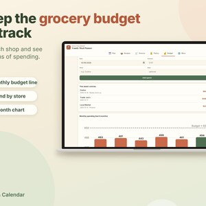 Family Meal Planner Pro App, Recipe Organizer, Auto Grocery List by Aisle, Pantry Inventory, Grocery Budget Tracker, HTML Download image 8