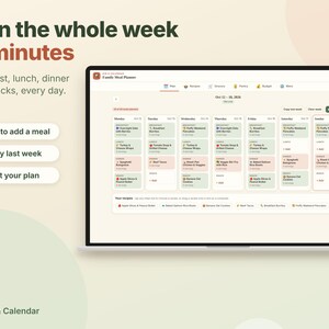 Family Meal Planner Pro App, Recipe Organizer, Auto Grocery List by Aisle, Pantry Inventory, Grocery Budget Tracker, HTML Download image 5