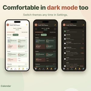 Family Meal Planner Pro App, Recipe Organizer, Auto Grocery List by Aisle, Pantry Inventory, Grocery Budget Tracker, HTML Download image 10