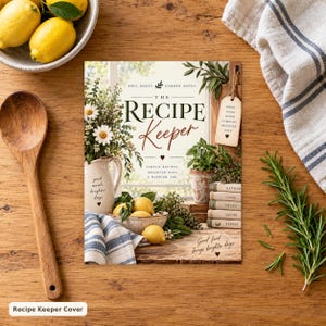 Printable Recipe Keeper PDF | 178 Pages, Kitchen Reference & Canning Guide | Digital Download