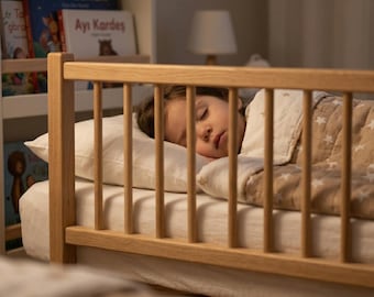 Houten Montessori-bedreling voor peuters | Opvouwbare veiligheidsbeugel