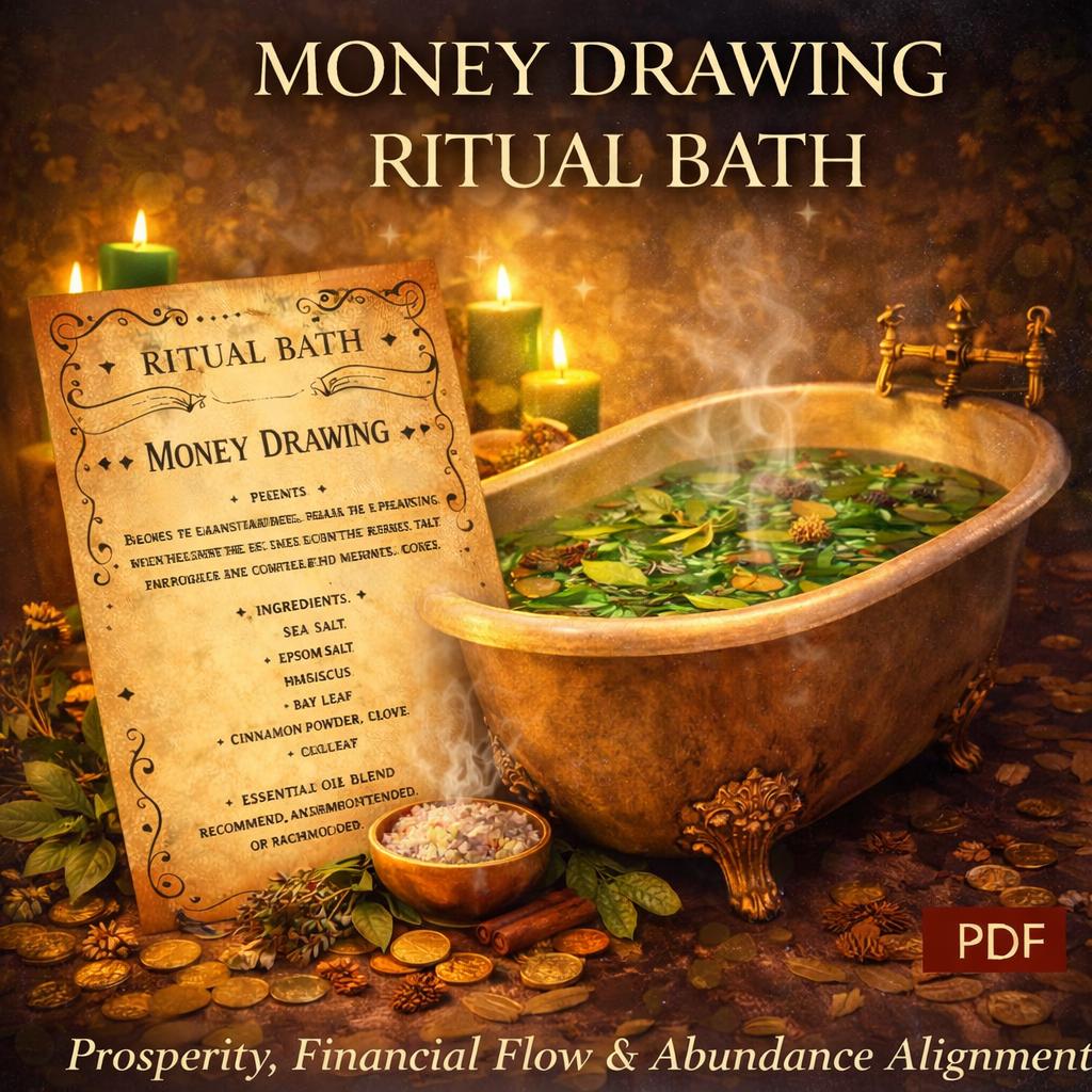 Simple Money Drawing Rituals Money Drawing Ritual Bath | Prosperity, Financial Flow & Abundance ...