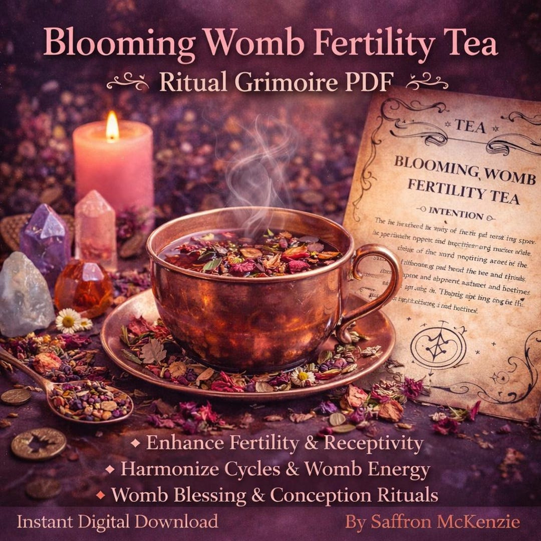 Blooming Womb Fertility Tea Ritual | Womb Blessing & Creative Life ...