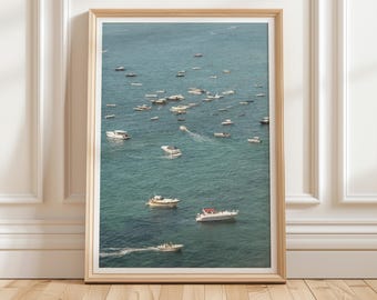 Italienische Küstenboote Druck, Amalfiküste Fotografie (digitaler Download)