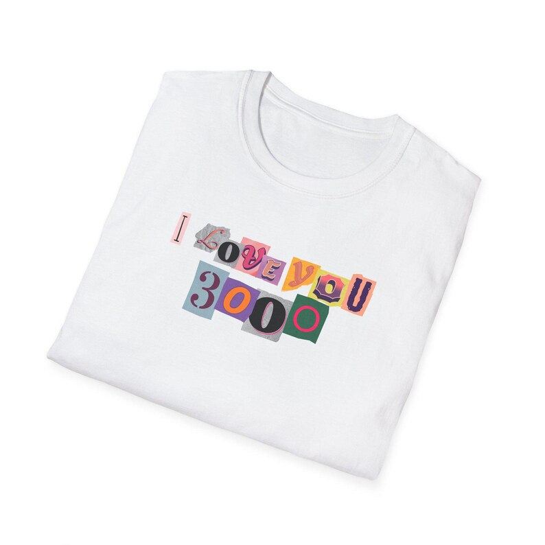 Camiseta de los Vengadores 3000 con frase "Te amo" (Iron Man, Tony Stark) imagen 2