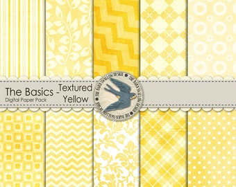 Digital Scrapbook Paper Pack Instant Download the Basics: | Etsy