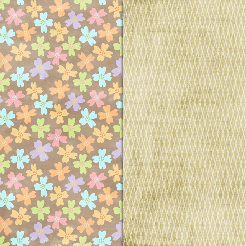 Digital Scrapbook Paper Pack Instant Download - "easter Parade" -10 12 ...