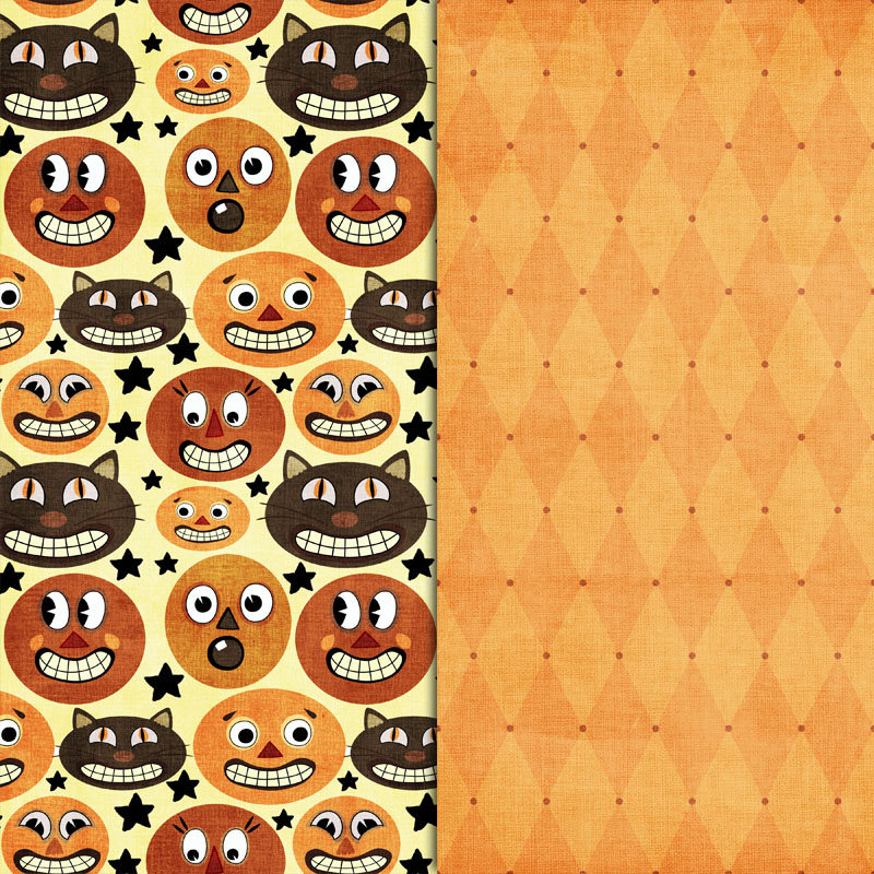 Digital Scrapbook Paper Pack Instant Download - "a Vintage Halloween ...