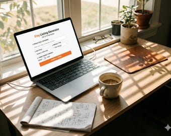 Etsy SEO Tool & Listing Generator | Title, Tag Builder | AI Prompt for Midjourney, Bing | Pod Tool