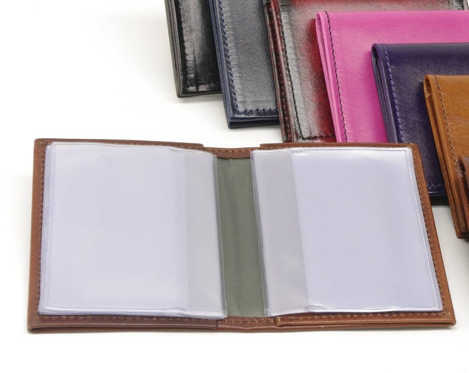 Leather Card / Photo Wallet