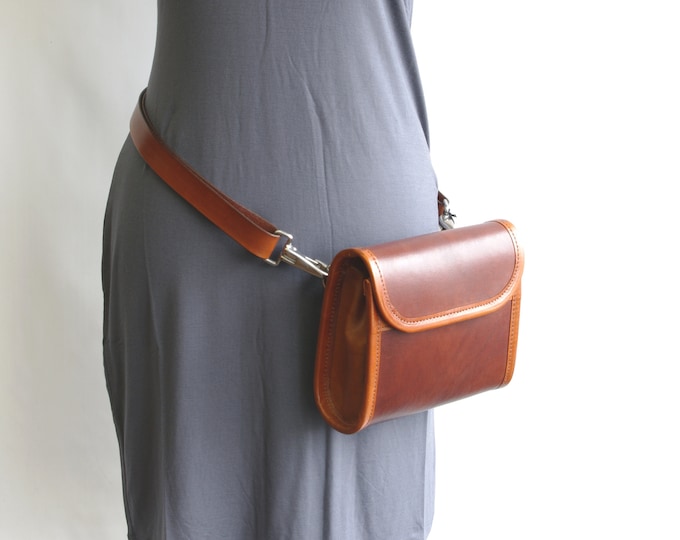 Leather Hip Pack / Cross Body Bag