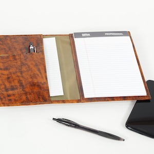 Small Leather Notebook - For 5x8 Notepads
