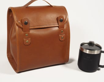 Executive Leather Lunch Bag