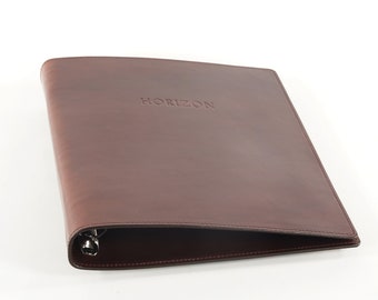 Leather 4 Ring Binder - A4 Size (210 x 297 mm) - 1 inch