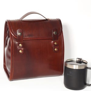 Executive Leather Lunch Bag