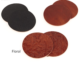 6-Pack Leather Coasters