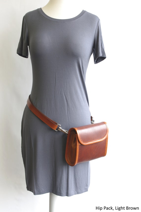 Leather Hip Pack / Cross Body Bag