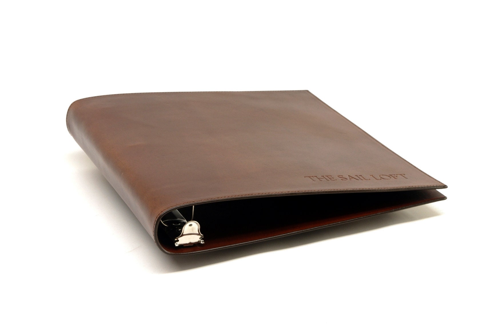 Leather 3 Ring Binder Notebook Letter and Ledger Sizes Available