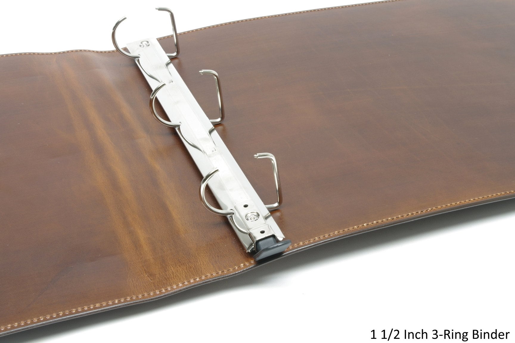 Leather 3 Ring Binder - MINI SIZE - 1 inch - (for 5 1/2 x 8 1/2 inch Sheets)