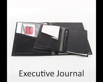 Executive Leather Journal - For Moleskine Journals and Planners (2 sizes)
