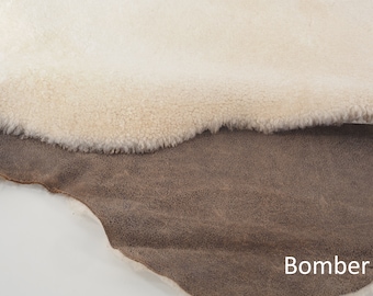 BOMBER Garment Sheepskin Shearling Hides