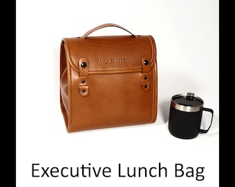 Executive Leather Lunch Bag