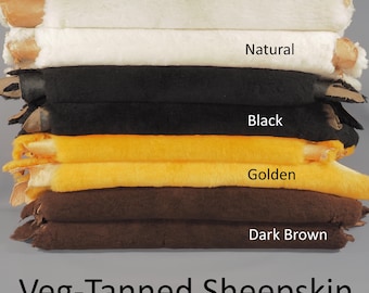 VEG-TANNED Sheepskin Hides
