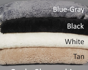 CURLY Sheepskin Shearling Hides