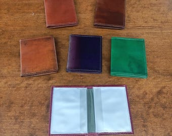 Leather Card / Photo Wallet