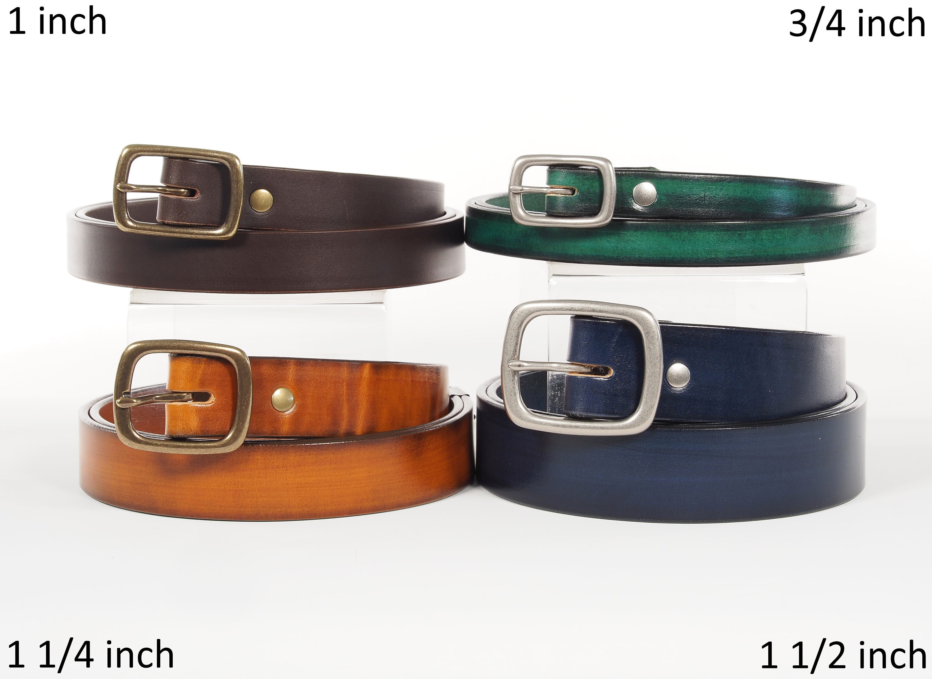 Mens Stainless Belt Buckles Western Buckle For Handmade Leather Belt 1 1/2  38mm