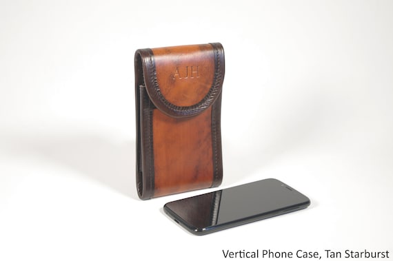 Leather Phone Belt Case - Custom Sizing Available