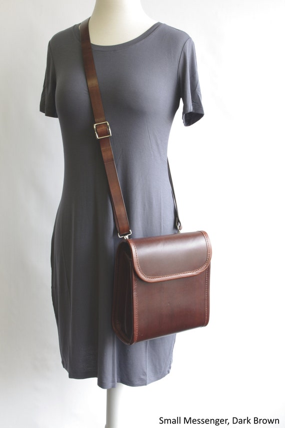 Small Leather Messenger Bag